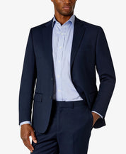 Van Heusen Men's Flex Slim Fit Suit 46R JACKET ONLY Navy Blue
