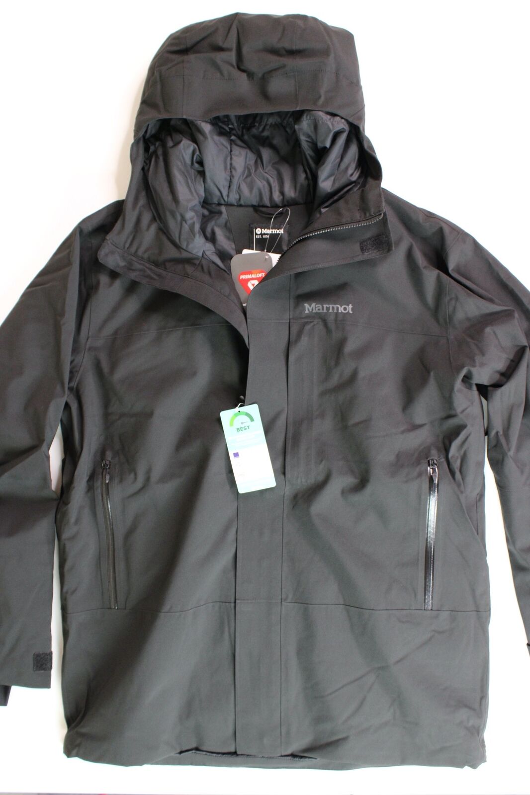 Marmot Men's Elevation Hooded Jacket Small Black