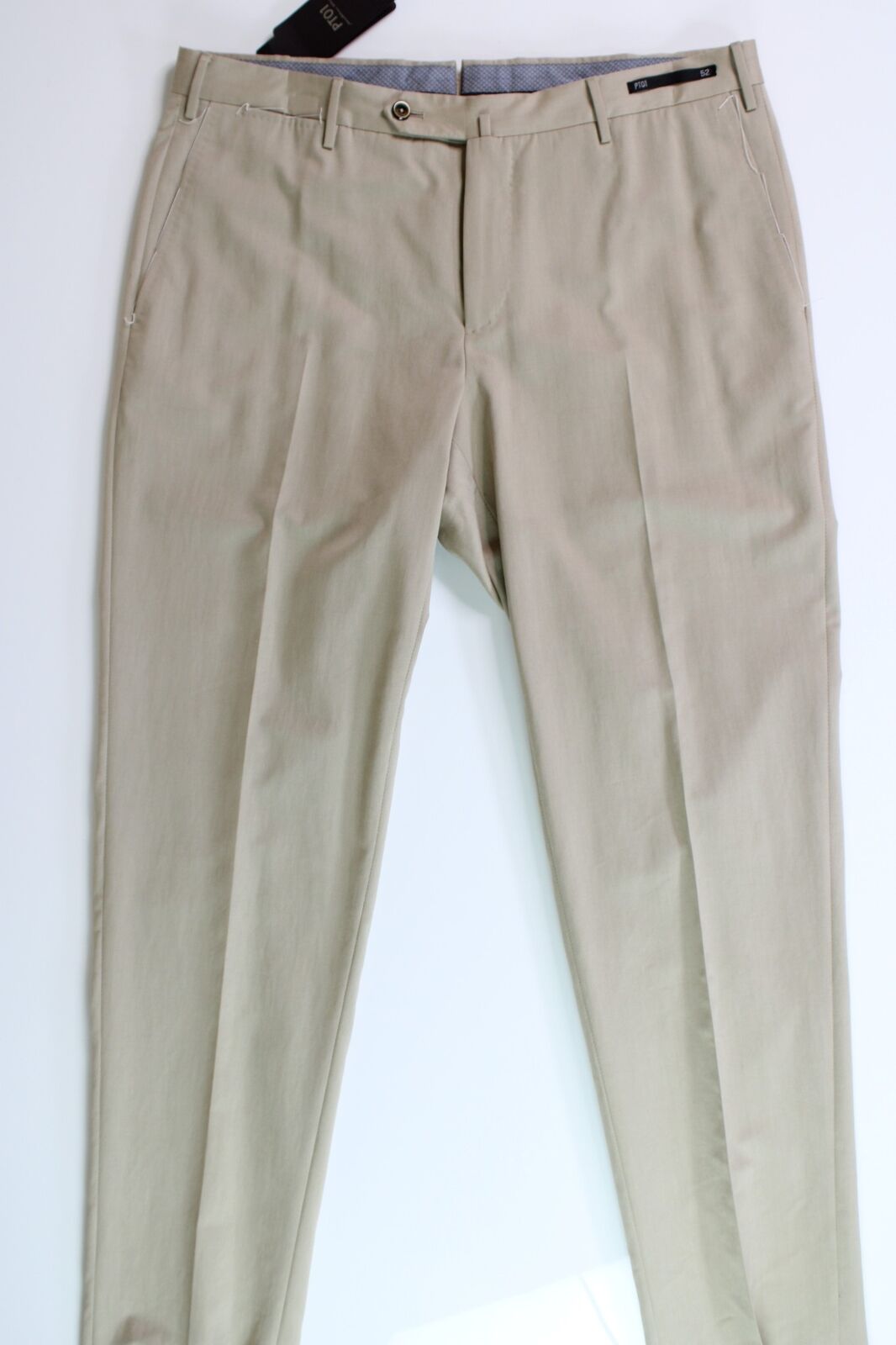 PT Torino PT01 Men Modern Fit Solaro Dress Pants EU 54 US 38 Sand Tan Wool $445