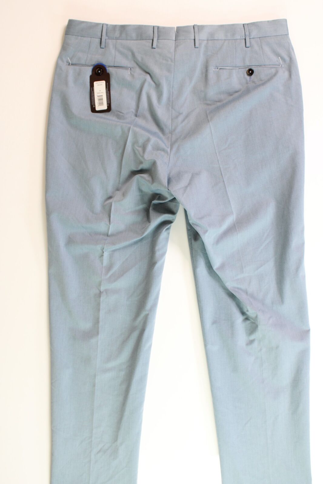 PT Torino PT01 Mens Modern Fit Solaro Dress Pants EU 54 US 38 Blue Wool $445