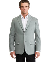 Tommy Hilfiger Mens Modern fit Linen Sport Coat Blazer 44 S Sage Green Solid