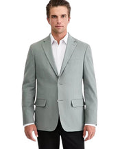 Tommy Hilfiger Mens Modern fit Linen Sport Coat Blazer 46 R Sage Green Solid