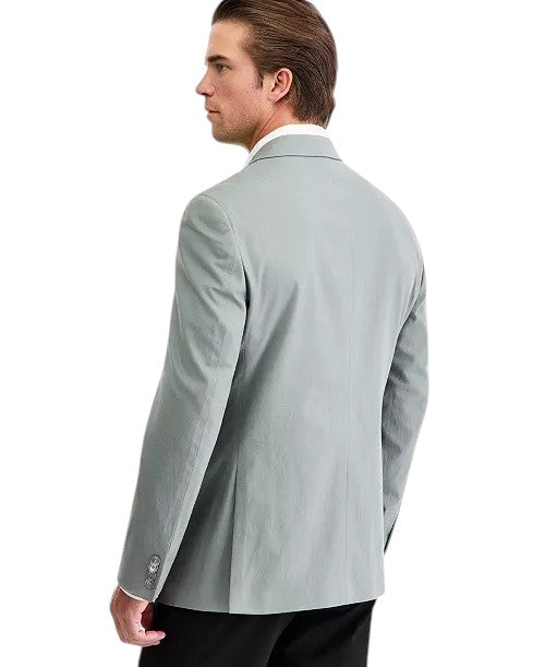 Tommy Hilfiger Mens Modern fit Linen Sport Coat Blazer 46 R Sage Green Solid