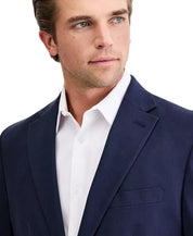 Tommy Hilfiger Mens Modern fit Linen Sport Coat Blazer 42 S Navy Blue Solid