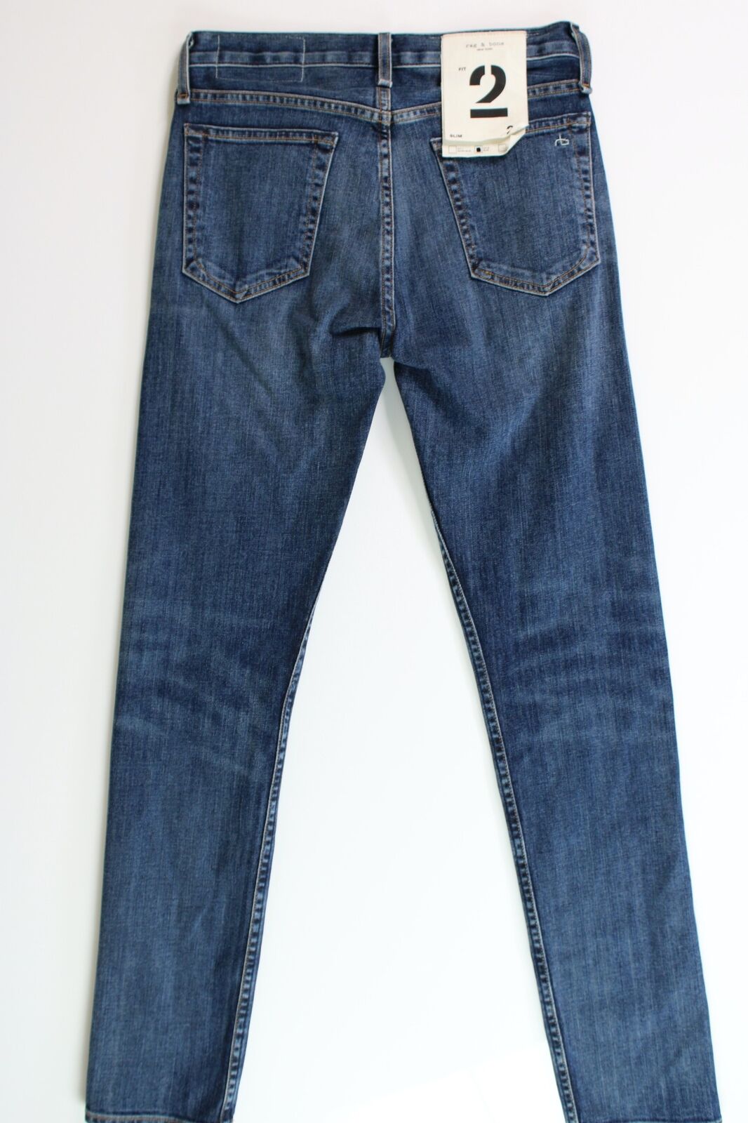 rag & bone Mens Fit 2 Slim Fit Jeans Size 28 in Throop Blue