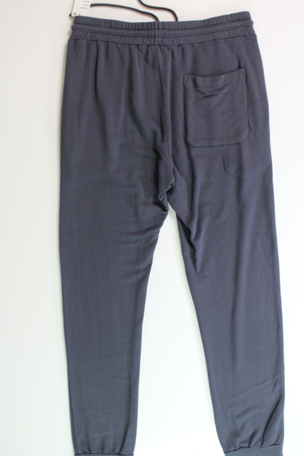 Velvet by Graham & Spencer Lewis Drawstring Jogger Sweat Pants Large Raven Blue