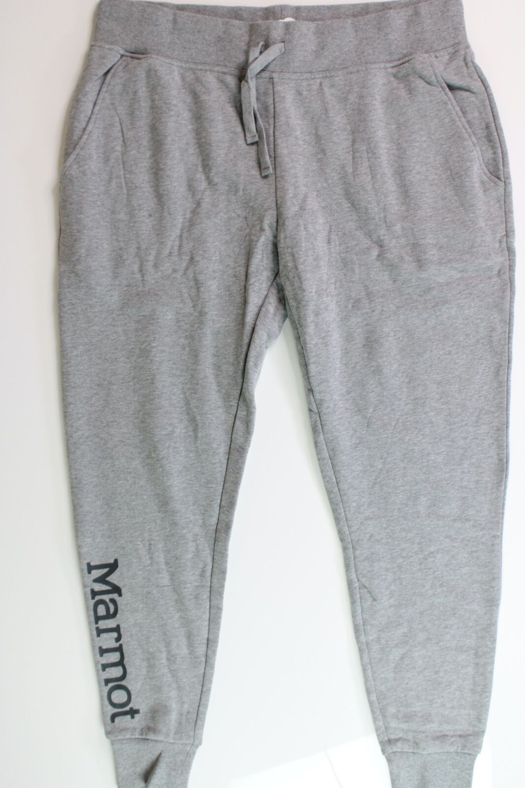 MARMOT Mens Coastal Logo Jogger Sweatpants XL Grey
