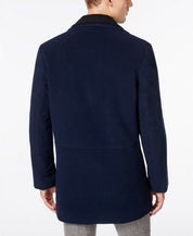Calvin Klein Coleman Wool-Blend Overcoat Coat 40R Royal Blue