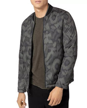 J Brand Mens Dignus Reversible Puffer Jacket XL Green / Black