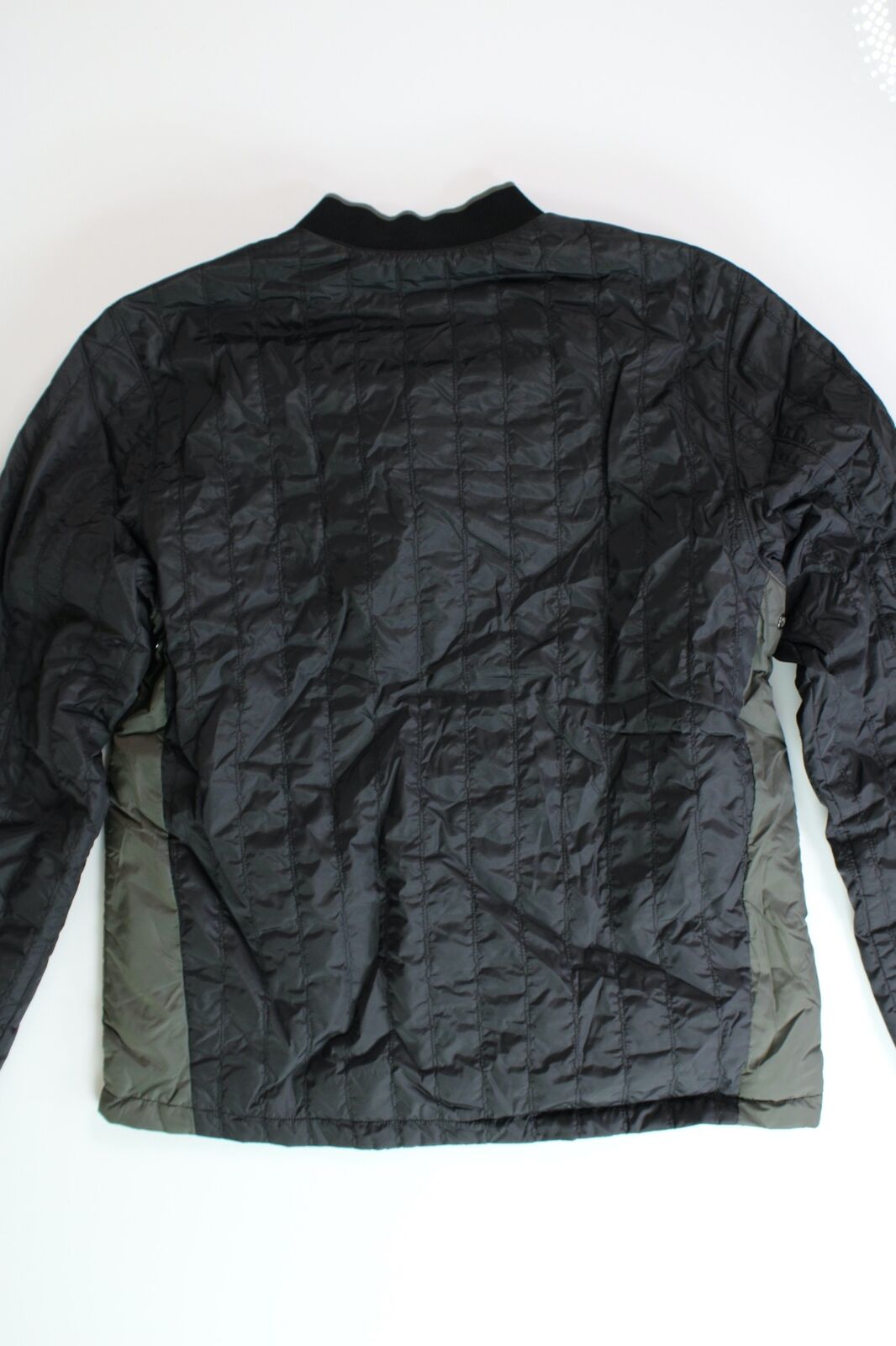 J Brand Mens Dignus Reversible Puffer Jacket XL Green / Black