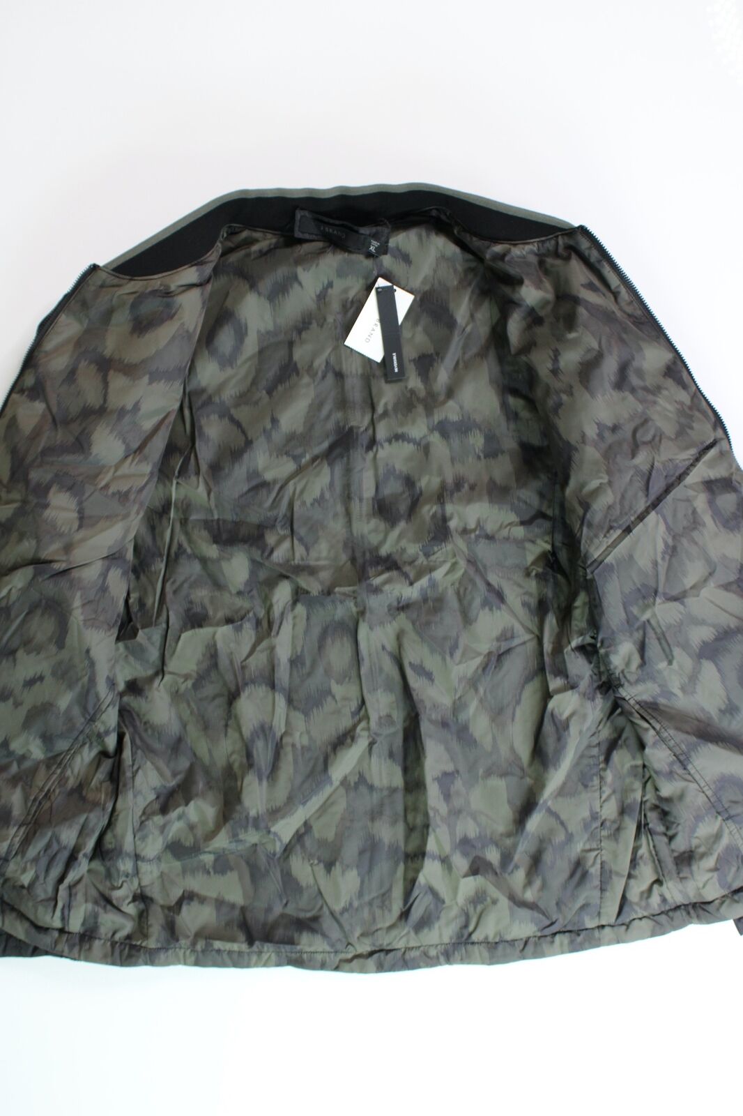 J Brand Mens Dignus Reversible Puffer Jacket XL Green / Black