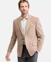 Michael Kors Men's Wool Silk Cashmere Classic-Fit Sport Coat 48 R Camel