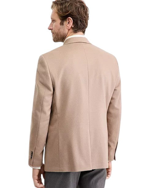 Michael Kors Mens Classic fit Wool Sport Coat Blazer 40 R Beige Solid
