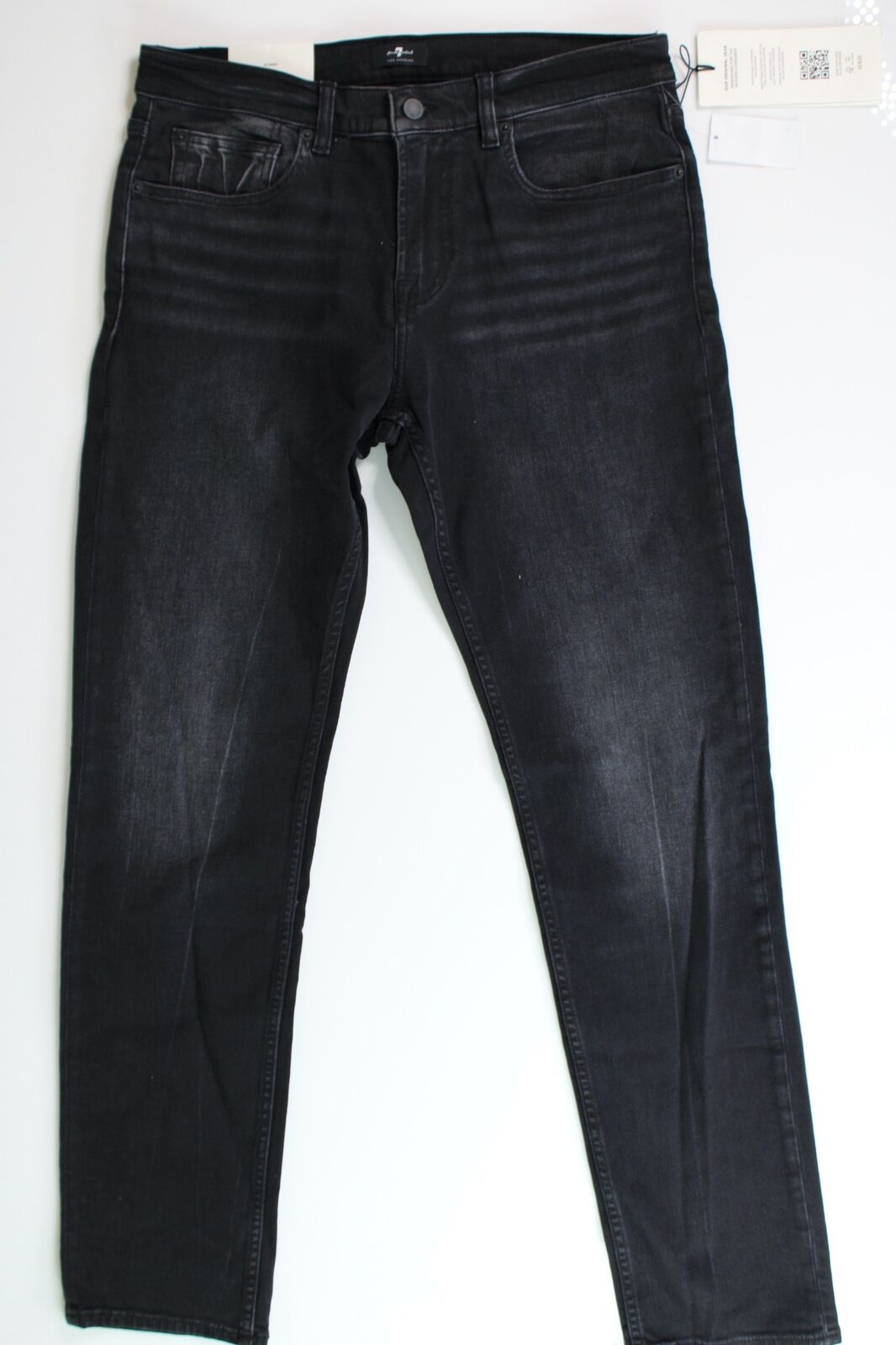 7 For All Mankind Mens Slim Fit Jeans Size 33 Black