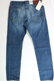 Scotch & Soda Mens Ralston Slim Fit Jeans 30 x 32 Blue Beaten Back