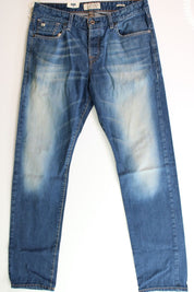 Scotch & Soda Mens Ralston Slim Fit Jeans 30 x 32 Blue Beaten Back