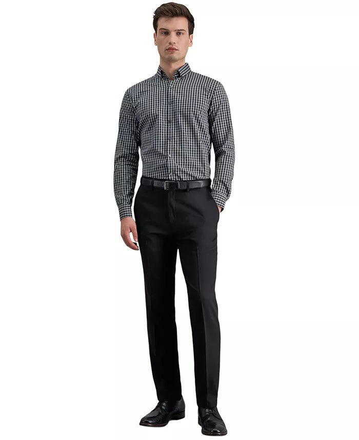 Kenneth Cole Mens Modern fit Dress Pants 30 / 32 Black