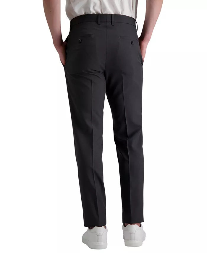 Kenneth Cole Mens Modern fit Dress Pants Pants 34 / 30 Charcoal Grey Check
