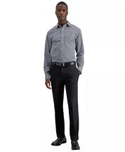 Kenneth Cole Mens Slim fit Dress Pants 34 / 29 Black Solid