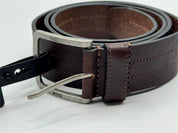 BOSS Hugo Boss Men's Jor Leather Belt Size 42 Brown