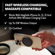 Courant MAG:1 Classics Magnetic Wireless Charger Italian Brown Leather USB 80$
