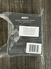 Courant MAG:1 Classics Magnetic Wireless Charger Italian BLACK Leather USB 80$