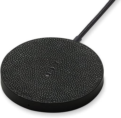 Courant MAG:1 Classics Magnetic Wireless Charger Italian BLACK Leather USB 80$
