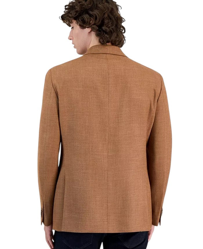 Tommy Hilfiger Mens Modern fit Sport Coat Blazer 48 R Rust Brown Solid