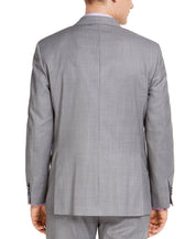 Michael Kors Men's Modern Fit Airsoft Sport Coat Blazer Grey Sharkskin 42R