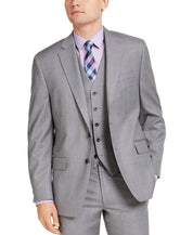 Michael Kors Men's Classic-Fit Airsoft Stretch Suit Jacket 38S Light Gray