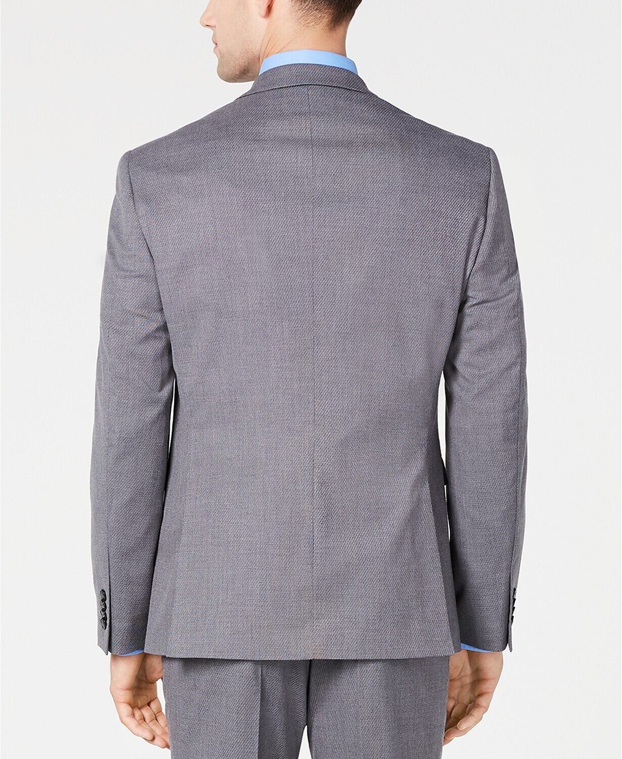 Vince Camuto Men's Slim-Fit Stretch Wrinkle-Resistant Suit Jacket Gray 44L