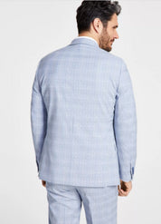 Alfani Mens Slim fit Suit Jacket Blazer 36 R Light Blue Stretch