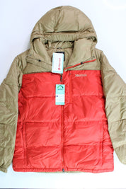 Marmot Mens Guides Down Hoody Jacket Cairo shetland Red Brown 2XL