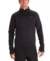 MARMOT Mens Olden Polartec 1/2 Zip Pullover Jacket 2XL XXL Black