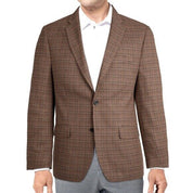 Lauren Ralph Lauren Classic Fit Stretch Sport Coat 40R Brown Houndstooth