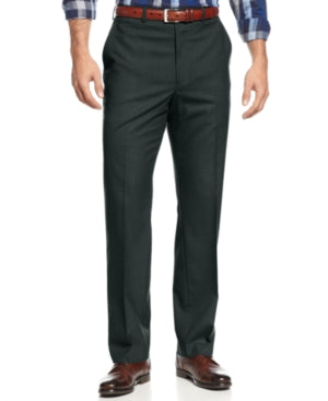 Michael Kors Mens Classic fit Dress Pants 40 / 29 Grey Solid Stretch