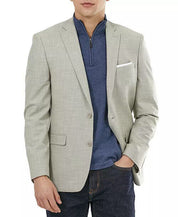 Bar III Men's Slim-Fit Solid Blazer Cream 44L Sport Coat