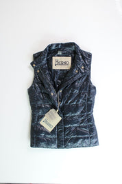 Herno Womens Iconico Down Puffer Vest SIze 38 / US 2 Navy Blue
