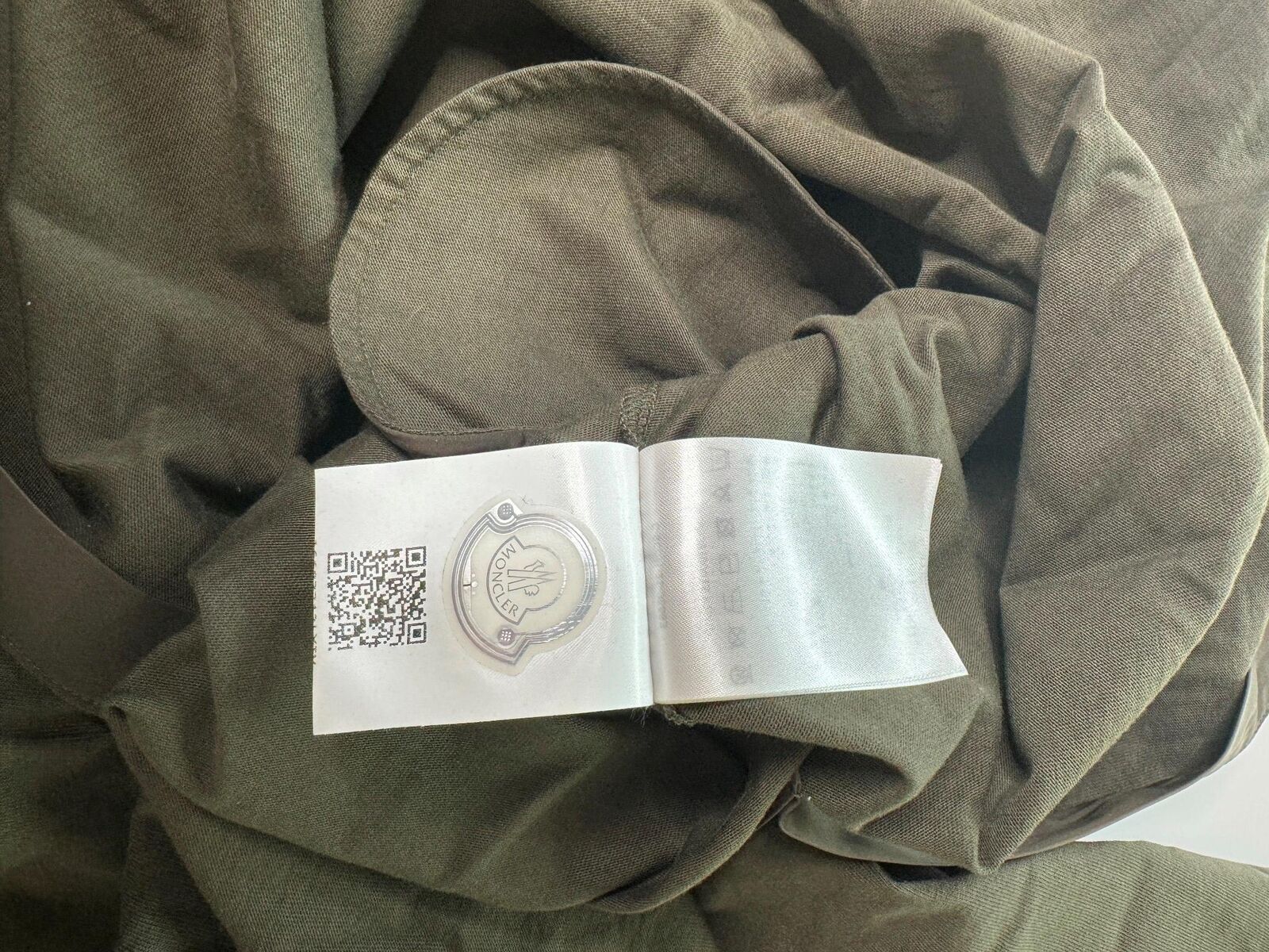 Moncler Womens Belted T Shirt Dress Size XXL Military Green