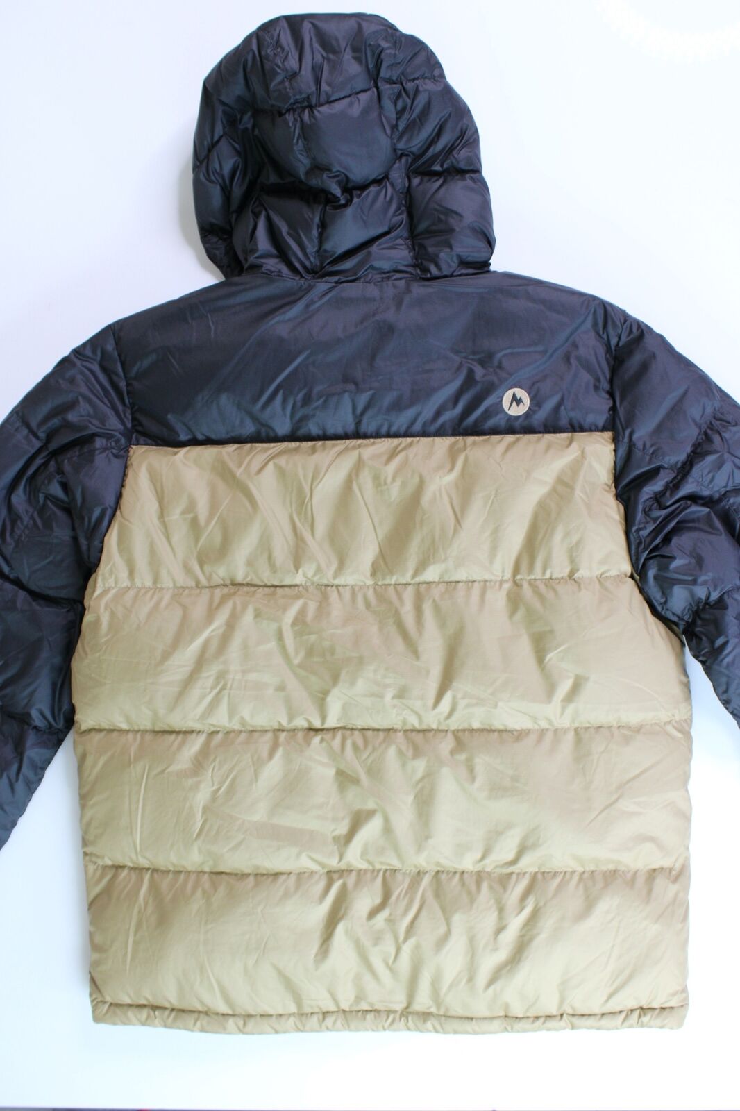 Marmot Men's Guides Down Puffer Jacket 2XL XXL Shetland Tan / Black