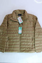 Marmot Men's HIghlander Down Puffer Jacket Small Shetland Tan