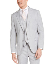 Alfani Men's Slim-Fit Stretch Solid Suit Jacket Light Grey 42S