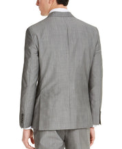 DKNY Men's Slim-Fit Stretch Suit Jacket 40S Light Grey Wool