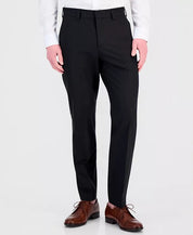 Hugo Boss Mens Modern fit Wool 2 Piece Suit 46 L Pants 40 / 34 Black Solid