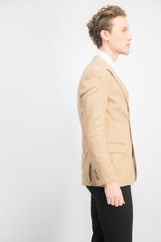 Tasso Elba Men's 100% Linen 2-Button Blazer Sport Coat Small Safari Tan