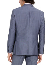 DKNY Men's Slim-Fit Stretch Suit Jacket 46R Blue