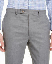 Lauren Ralph Lauren Classic-Fit UltraFlex Micro-Twill Dress Pants 36 x 34 Grey