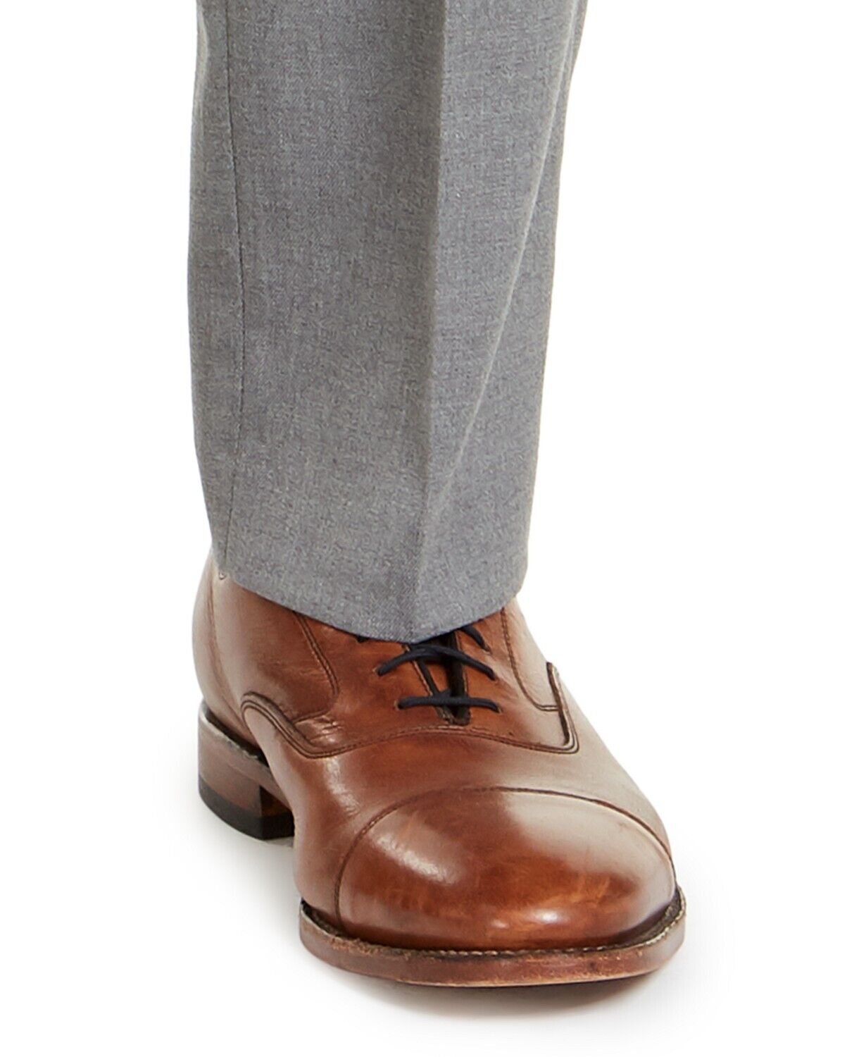 Lauren Ralph Lauren Classic-Fit UltraFlex Micro-Twill Dress Pants 36 x 34 Grey