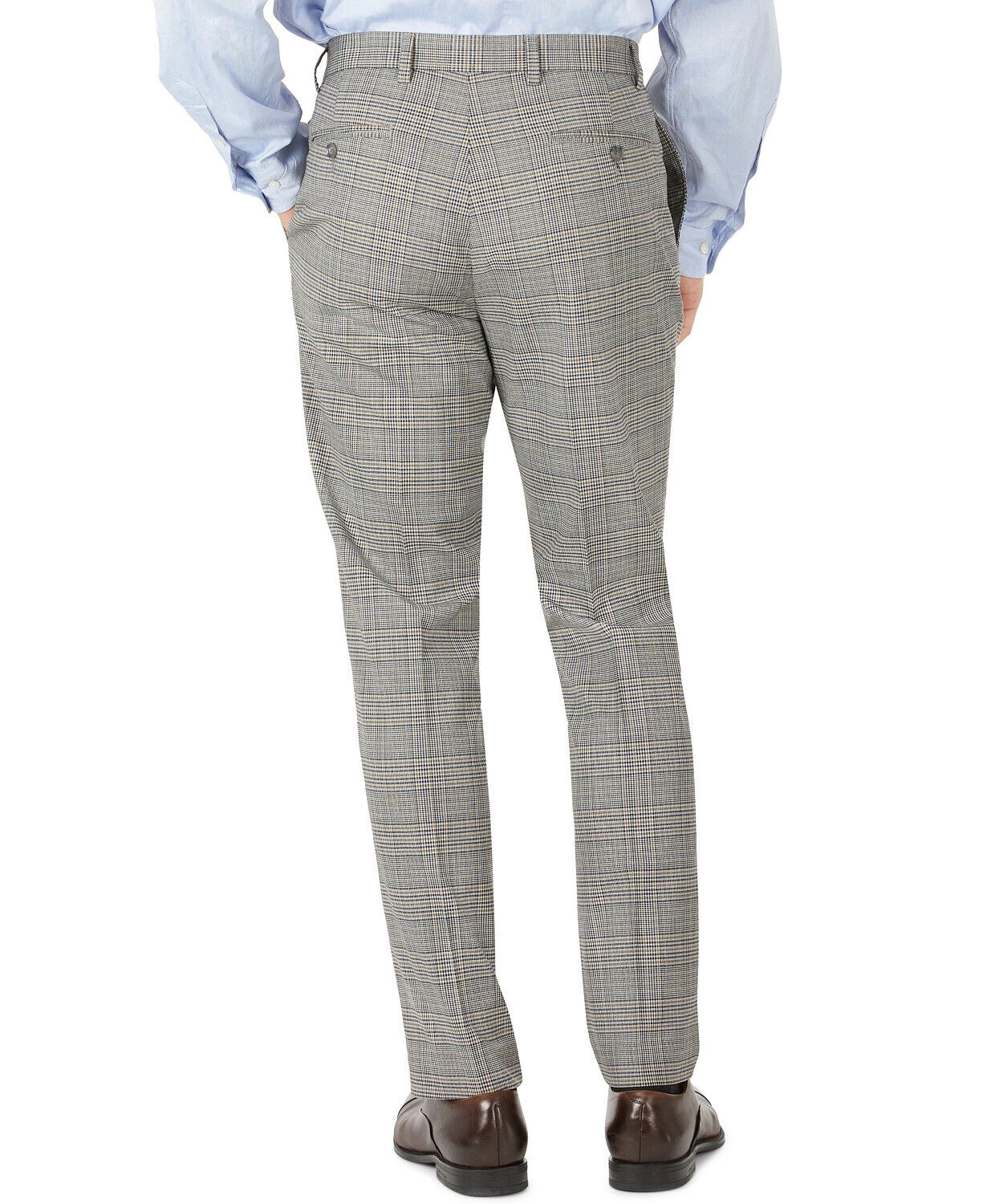 Tommy Hilfiger Modern-Fit TH Flex Stretch Check performance Pants 38 x 30