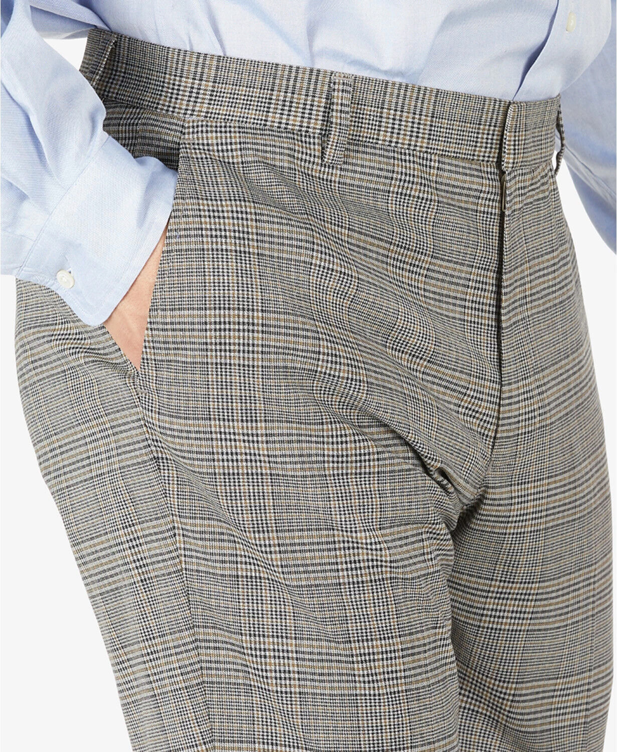 Tommy Hilfiger Modern-Fit TH Flex Stretch Check performance Pants 38 x 30